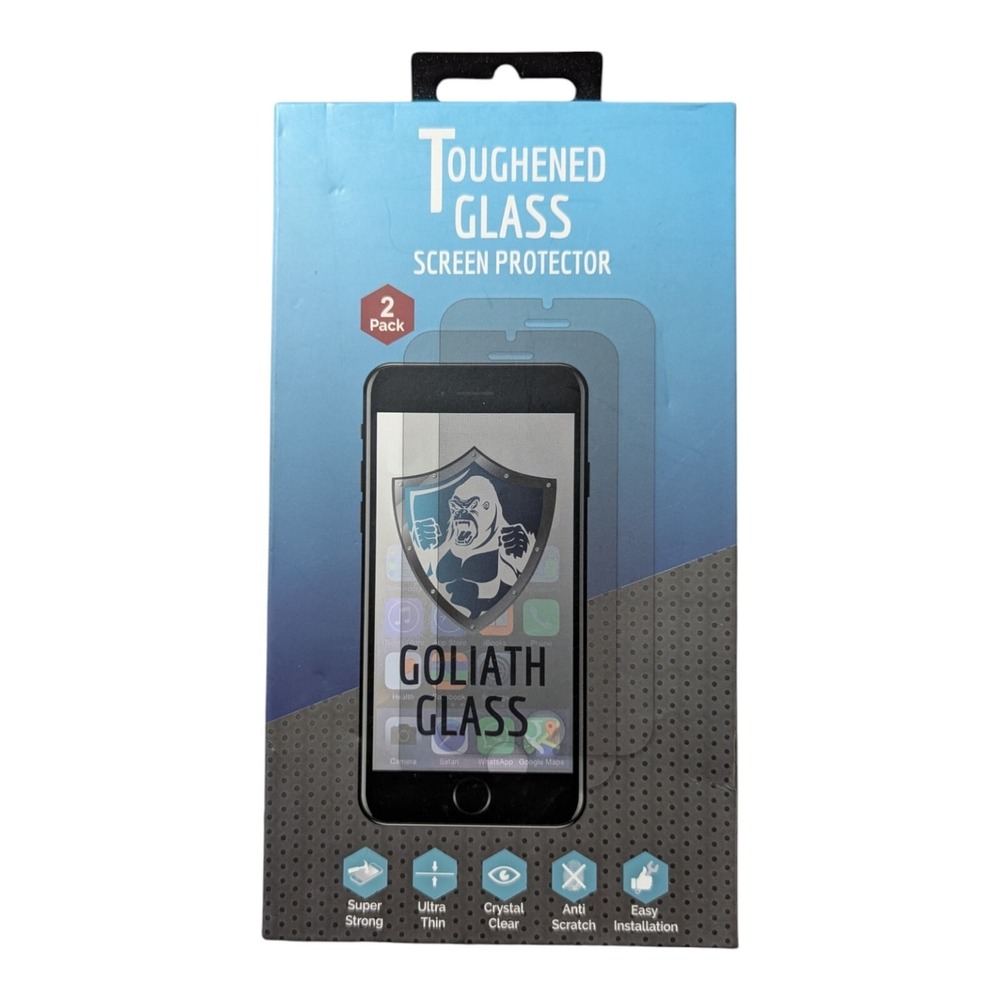 F9. Goliath Toughened Glass Screen Protector for Apple iPhone 6, 7, &‎ 8